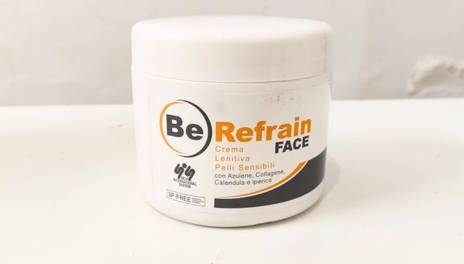 Be Refrain Face | Crema Lenitiva Pelli Sensibili da 500ml